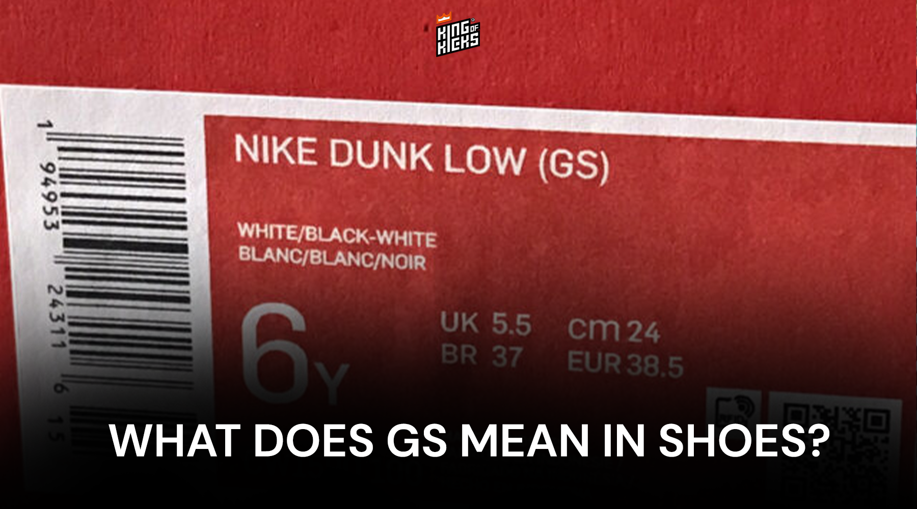 Taknemmelig saltet boom What Does GS Mean in Shoes? | King Of Kicks UK