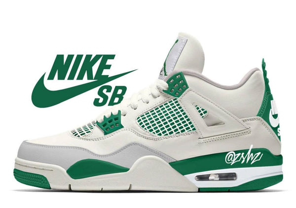 Nike SB x Air Jordan 4 “Pine Green” Expected To Release This March King Of Kicks