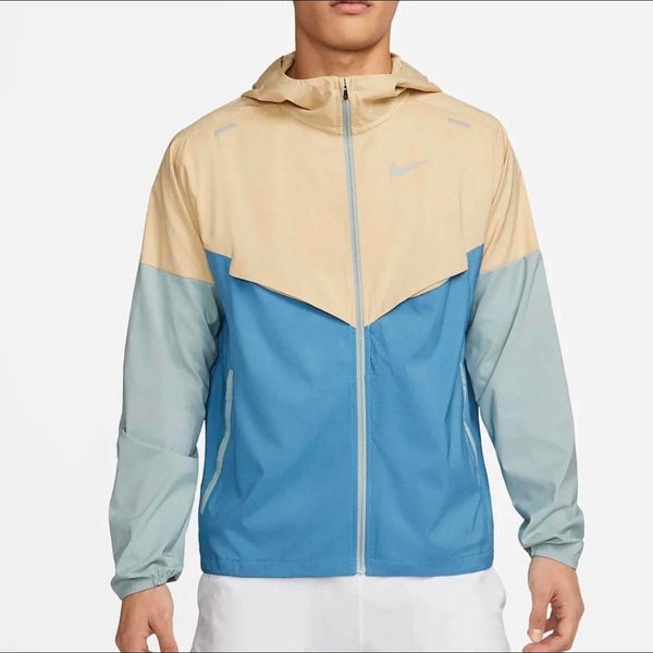 Nike Windrunner Jacket 'Beige/Blue'